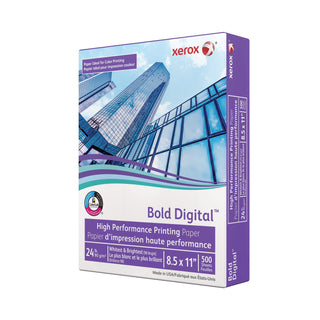 Xerox® Bold Digital Printing Paper, 98 Bright, 24lb, 8.5 x 11, White, 500/Ream (XER3R11540)