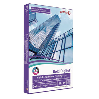 Xerox® Bold Digital Printing Paper, 98 Bright, 24lb, 11 x 17, White, 500/Ream (XER3R11543)