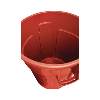 Rubbermaid® Commercial Vented Round Brute Container, 44 gal, Plastic, Red (RCP264360REDEA)