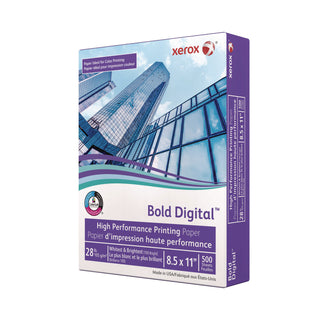 Xerox® Bold Digital Printing Paper, 100 Bright, 28lb, 8.5 x 11, White, 500/Ream (XER3R11760)