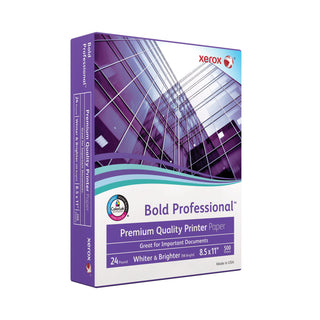 Xerox® Bold Professional Quality Paper, 98 Bright, 24lb, 8.5 x 11, White, 500/Ream (XER3R13038)