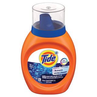 Tide® Plus Bleach Alternative Liquid Laundry Detergent, Original Scent, 25 oz Bottle, 6/Carton (PGC37373)