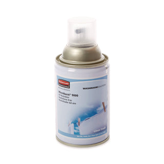 Rubbermaid® Commercial TC Microburst 9000 Air Freshener Refill, Linen Fresh, 5.3 oz Aerosol Spray, 4/Carton (TEC4012441)