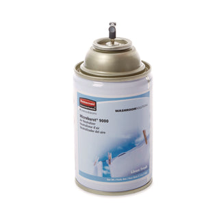 Rubbermaid® Commercial TC Microburst 9000 Air Freshener Refill, Linen Fresh, 5.3 oz Aerosol Spray, 4/Carton (TEC4012441)