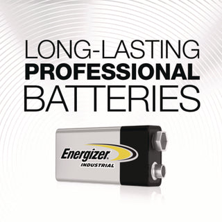 Energizer® EN22 Industrial Alkaline Batteries, 9V (EVEEN22)