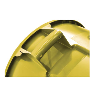 Rubbermaid® Commercial Vented Round Brute Container, 32 gal, Plastic, Yellow (640-2632-YEL)