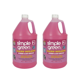 Simple Green® Clean Building Bathroom Cleaner Concentrate, Unscented, 1 gal Bottle, 2/Carton (SMP11101)