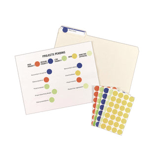Avery® Printable Self-Adhesive Removable Color-Coding Labels, 0.75" dia., Green, 24/Sheet, 42 Sheets/Pack (AVE05463)