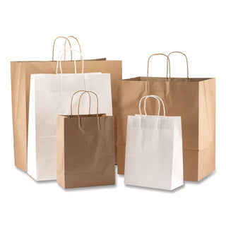 Kari-Out® Kraft Paper Bags, 13" x 7" x 17", Kraft, 250/Carton (KOT1200130)