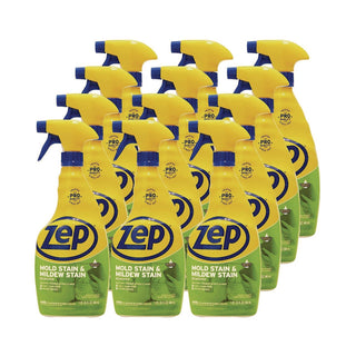 Zep Commercial® Mold Stain and Mildew Stain Remover, 32 oz Spray Bottle, 12/Carton (ZPEZUMILDEW32CT)