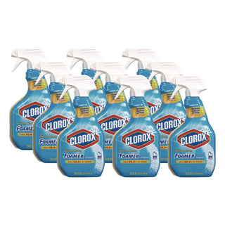 Clorox® Disinfecting Bathroom Foamer with Bleach Original, Spray, 30 fl oz (0.9 quart), Clear (CLO30614)