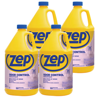 Zep Commercial® Odor Control, Light Floral Scent, 1 gal, 4/Carton (ZPEZUOCC128CT)