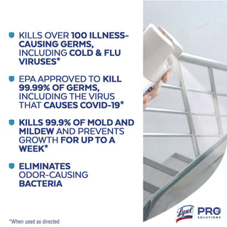 LYSOL® Brand Disinfectant Spray To Go, Crisp Linen Scent, 1.5 oz Aerosol Spray, 12/Carton (RAC99923CT)