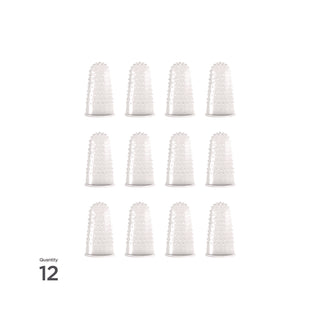 LEE Micro-Gel Fingertips, Size 11, Small, Clear, 12/Pack (LEE41030)