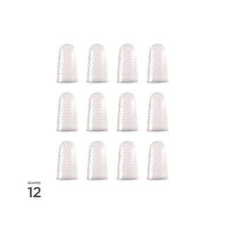 LEE Micro-Gel Fingertips, Size 12, Large, Clear, 12/Pack (LEE41070)