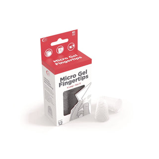LEE Micro-Gel Fingertips, Size 13, X-Large, Clear, 12/Pack (LEE41090)