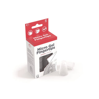 LEE Micro-Gel Fingertips, Small, Medium, Large, X-Large, Clear, 12/Pack (LEE41410)