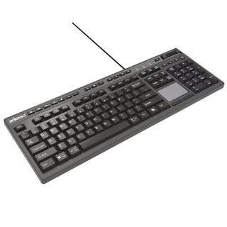 Adesso CyberTouch Desktop Keyboard with Touchpad, Black (ADEAKB445UB)