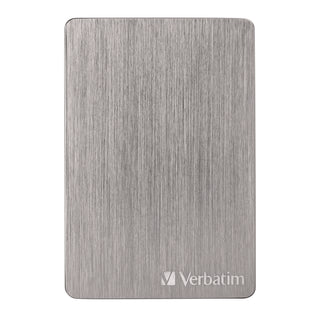 Verbatim® Store n’ Go ALU Slim Portable Hard Drive, 1 TB, USB 3.2 Gen 1, Silver (VER53663)