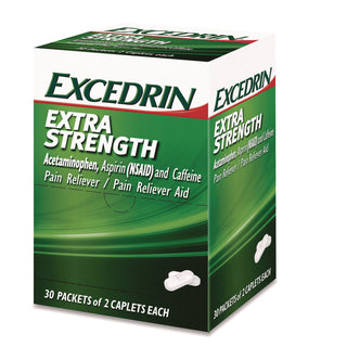Excedrin® X-Strength Caplets, 2 Caplets/Packet, 30 Packets/Box (ACM2756950)