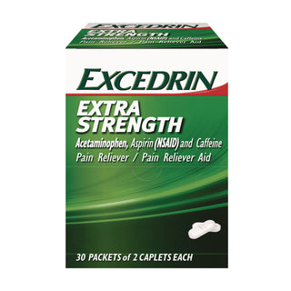 Excedrin® X-Strength Caplets, 2 Caplets/Packet, 30 Packets/Box (ACM2756950)