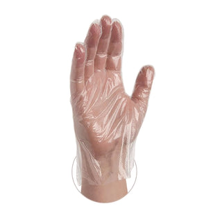X3® by AMMEX® Poly Food Safe Industrial Gloves, Large, Clear, 500/Box (AXCPGLOVEL500)