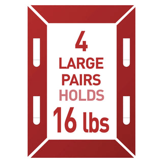 Command™ Picture Hanging Strips, Large, Removable, Holds up to 16 lbs per 4 Pairs, 20 Strip Pairs/Pack (MMM17206BLK20NA)