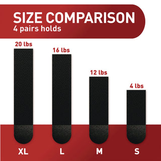 Command™ Picture Hanging Strips, Large, Removable, Holds up to 16 lbs per 4 Pairs, 20 Strip Pairs/Pack (MMM17206BLK20NA)