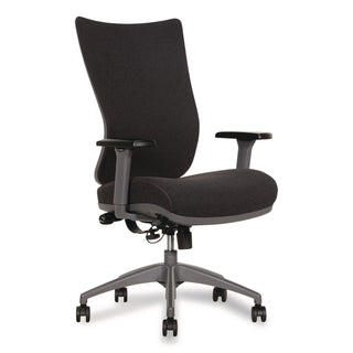 Sharper Image® Revive Shiatsu Ergonomic Mesh Swivel Massage Chair, Supports Up to 275 lbs, 19.75" to 22.75" Seat Height, Black Seat/Back (SBI60097BLK)