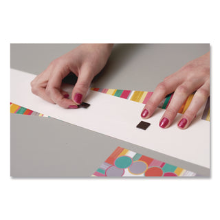 Teacher Created Resources Adhesive Magnetic Squares, Black, 0.5", 100/Set (TCR20720)