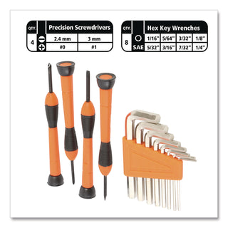 Great Neck® Homeowner's 39-Piece Tool Set, 12.38" x 3" x 7.25" Carry Case (GNS73802)