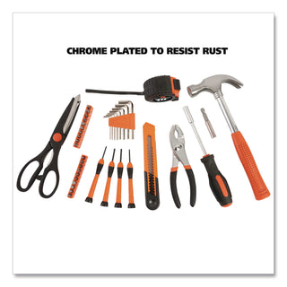 Great Neck® Homeowner's 39-Piece Tool Set, 12.38" x 3" x 7.25" Carry Case (GNS73802)