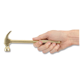 Great Neck® 5-in-1 Carpenter's Hammer with Nesting Handle Containing Four Screwdrivers, 6.5" Long Gold Handle (GNS19006)