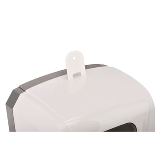 Alpine Industries Automatic Foam Hand Sanitizer/Soap Dispenser with Floor Stand, 40 oz, 4.48 x 6 x 45, White (ALHALP430FS)
