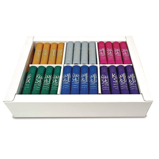 TPG Creations™ Kwik Stick Tempera Paint, 3.5", Assorted Metallic Colors, 72/Pack, 3 Packs/Carton (TPG62903)