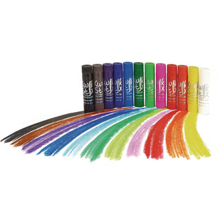 TPG Creations™ Kwik Stix Tempera Paint Set, 12 Assorted Colors, 96/Pack, 2 Packs/Carton (TPG69602)