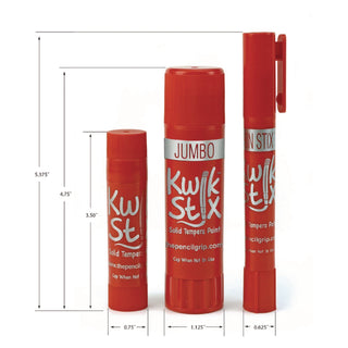 TPG Creations™ Kwik Stix Tempera Paint Set, 12 Assorted Colors, 96/Pack, 2 Packs/Carton (TPG69602)