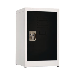 AdirOffice Steel Storage Locker, 1 Compartment, 15 x 15 x 24, Black (ALHI62902BLK)