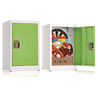 AdirOffice Steel Storage Locker, 1 Compartment, 15 x 15 x 24, Green (ALHI62902GRN)