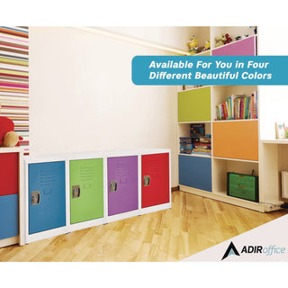 AdirOffice Steel Storage Locker, 1 Compartment, 15 x 15 x 24, Green (ALHI62902GRN)