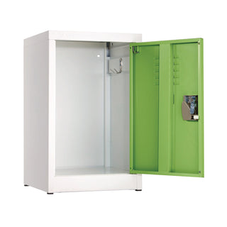 AdirOffice Steel Storage Locker, 1 Compartment, 15 x 15 x 24, Green (ALHI62902GRN)