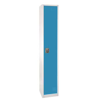 AdirOffice Steel Storage Locker, 1 Compartment, 12 x 12 x 72, Blue (ALHI629201BLU)