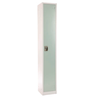 AdirOffice Steel Storage Locker, 1 Compartment, 12 x 12 x 72, Misty Green (ALHI629201MGRN)