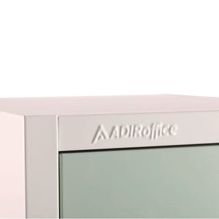 AdirOffice Steel Storage Locker, 1 Compartment, 12 x 12 x 72, Misty Green (ALHI629201MGRN)