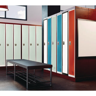 AdirOffice Steel Storage Locker, 1 Compartment, 12 x 12 x 72, Misty Green (ALHI629201MGRN)