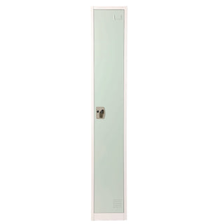 AdirOffice Steel Storage Locker, 1 Compartment, 12 x 12 x 72, Misty Green (ALHI629201MGRN)
