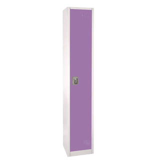 AdirOffice Steel Storage Locker, 1 Compartment, 12 x 12 x 72, Purple (ALHI629201PUR)