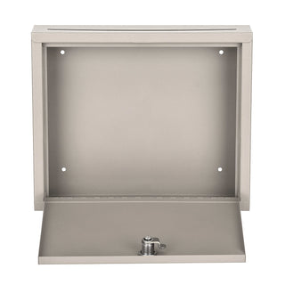 AdirOffice Large Size Steel Multi-Purpose Secure Drop Box, 12 x 3 x 10, Beige (ALHI63103BEI)