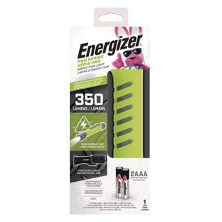 Energizer® Pro Series Inspection Light, Rechargeable Lithium Ion/2 AAA Batteries (Included), Gray/Green (EVEENYPHH22)