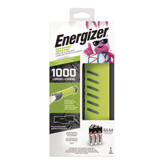 Energizer® Pro Series Handheld High CRI Flashlight, Rechargeable Lithium Ion/6 AAA Batteries Included, Gray/Green (EVEENYPHH62)